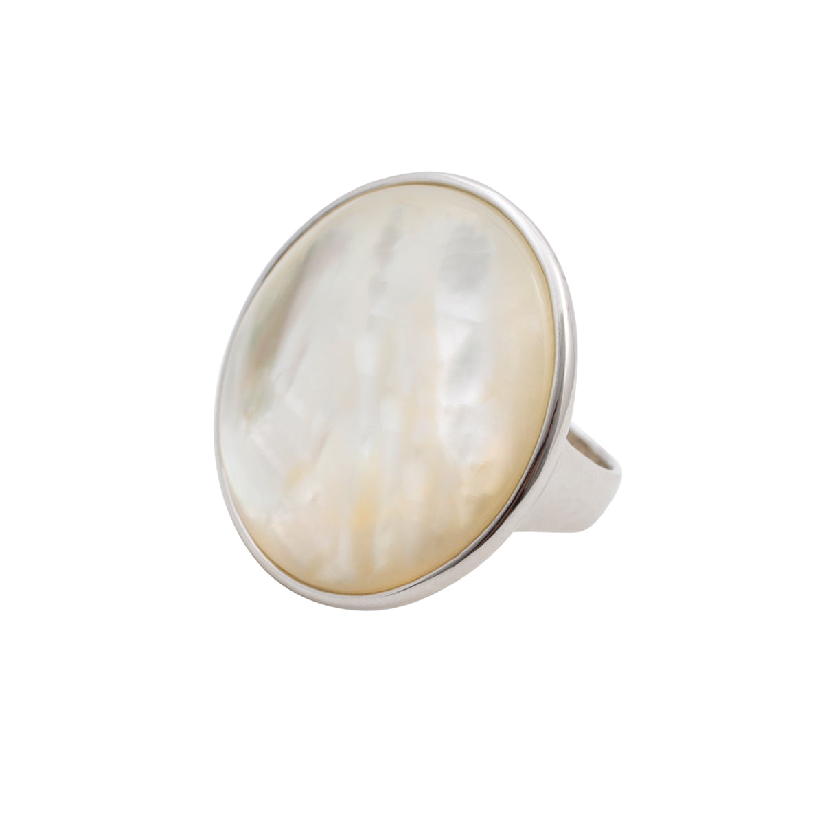 Sterling Silber Perlmutt Ring