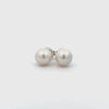 9K White Gold Australian South Sea 11-12mm Cultured Pearl Stud Earrings