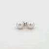 Sterling Silver South Sea 8-9mm Cultured Pearl Stud Earrings