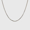 18K White Gold Polished 45cm Franco Chain 1.5mm