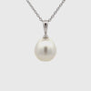 18K White Gold Australian South Sea 13-14 mm Cultured Pearl Pendant