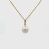 18K Yellow Gold Australian South Sea Cultured Pearl Pendant (price is for pendant only)