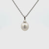 9K White Gold Australian South Sea 10-11mm Cultured Pearl Pendant