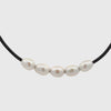 Freshwater Pearl Leather Necklace