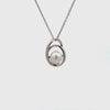 Sterling Silver Australian South Sea Cultured 9-10mm Pearl Pendant