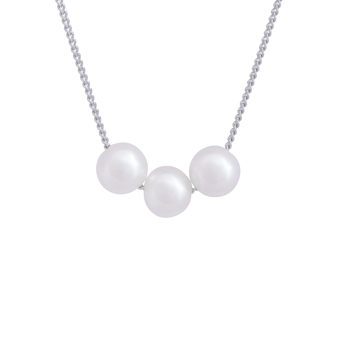 Collana di perle d'acqua dolce Sterling Silver