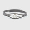 Australian South Sea Cultured 9 -10mm Pearl Grey Magnetic Wrap Bracelet