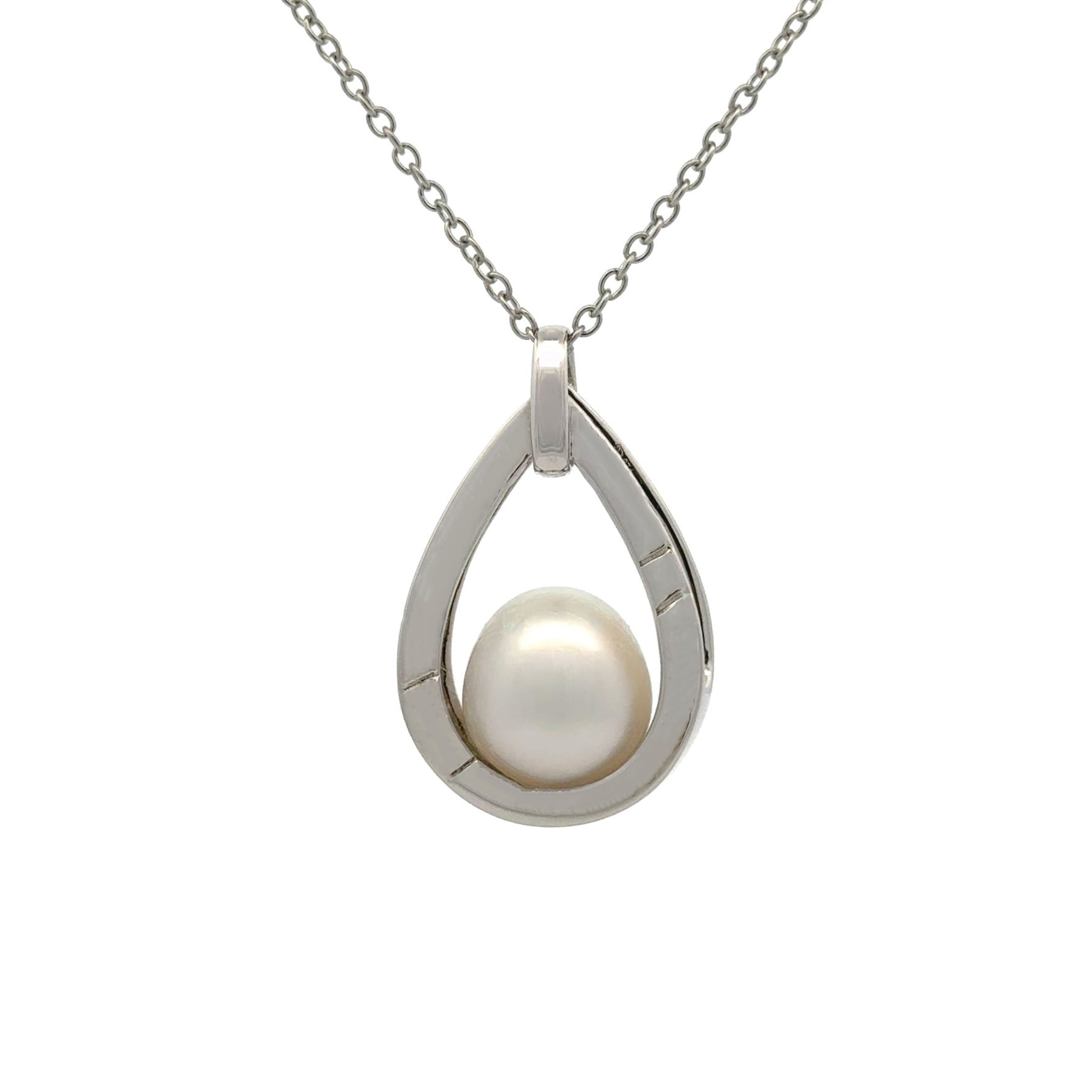 Sterling Silver Australian South Sea Cultured 11-12 mm Pearl Pendant