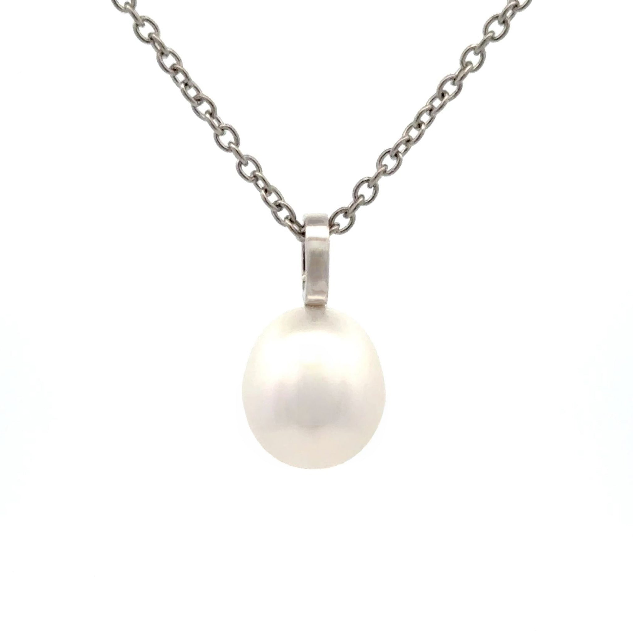 9K White Gold Australian South Sea Cultured Pearl Pendant (price is for pendant only)