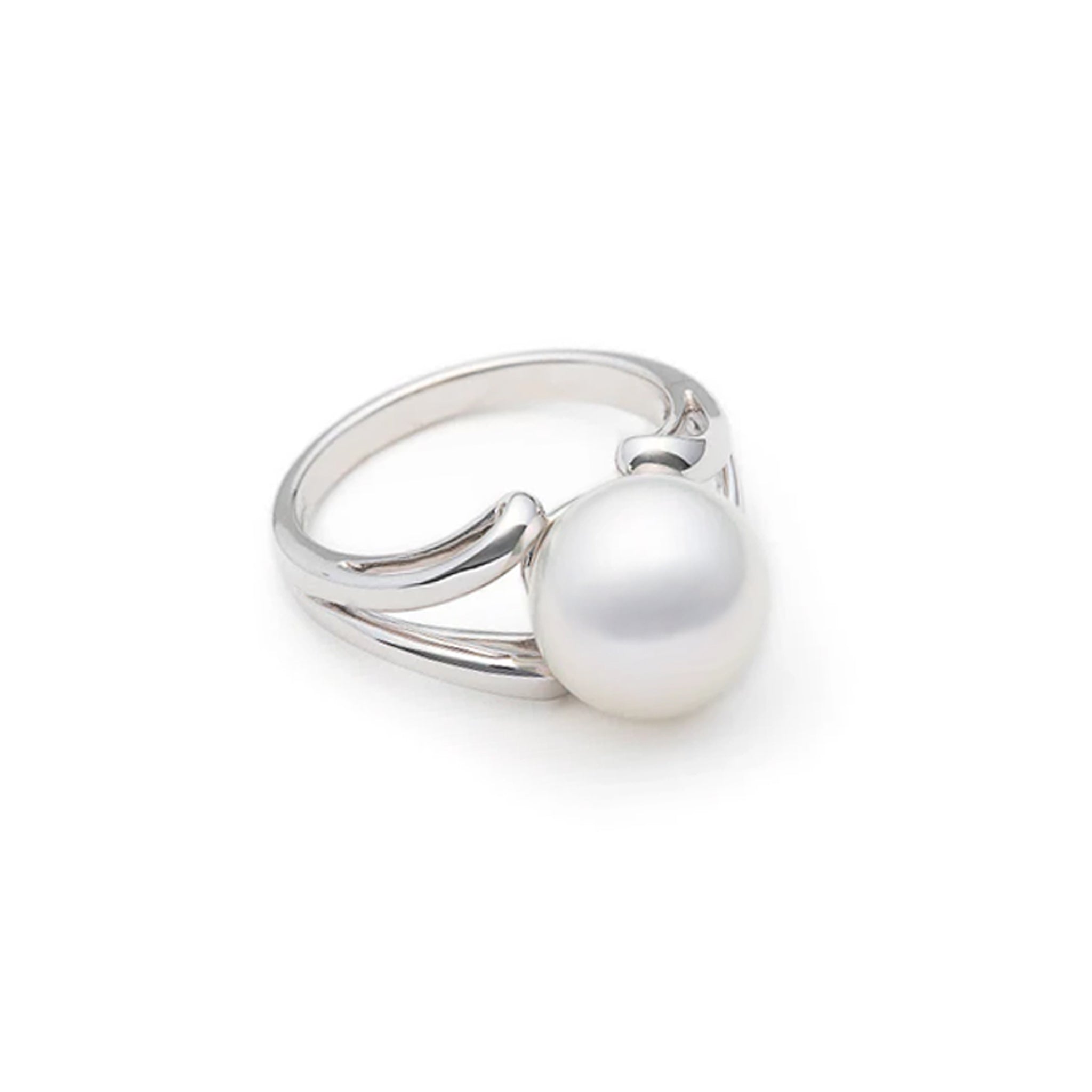 9K White Gold Australian South Sea Cultured Pearl Ring