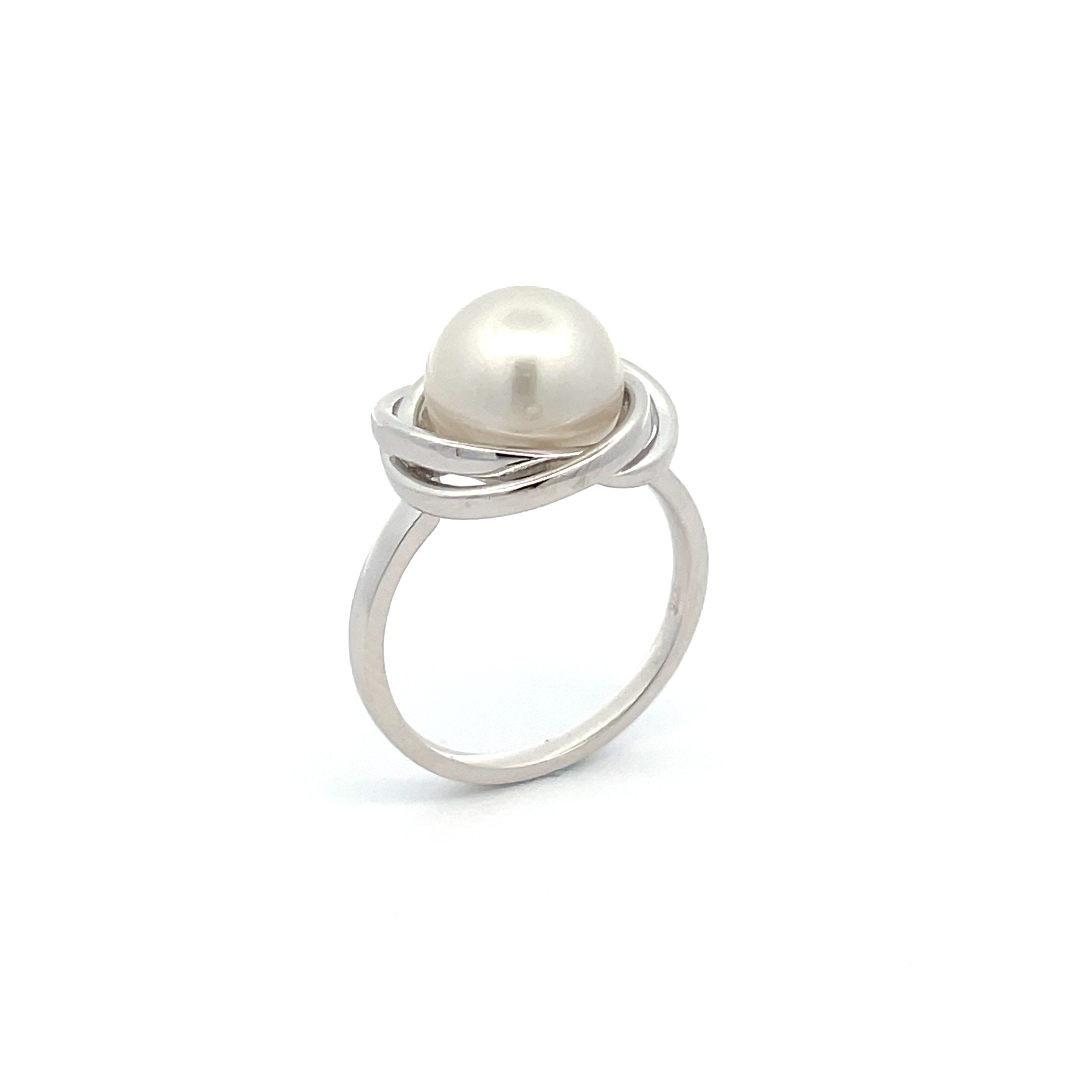 Cultured pearl deals ring