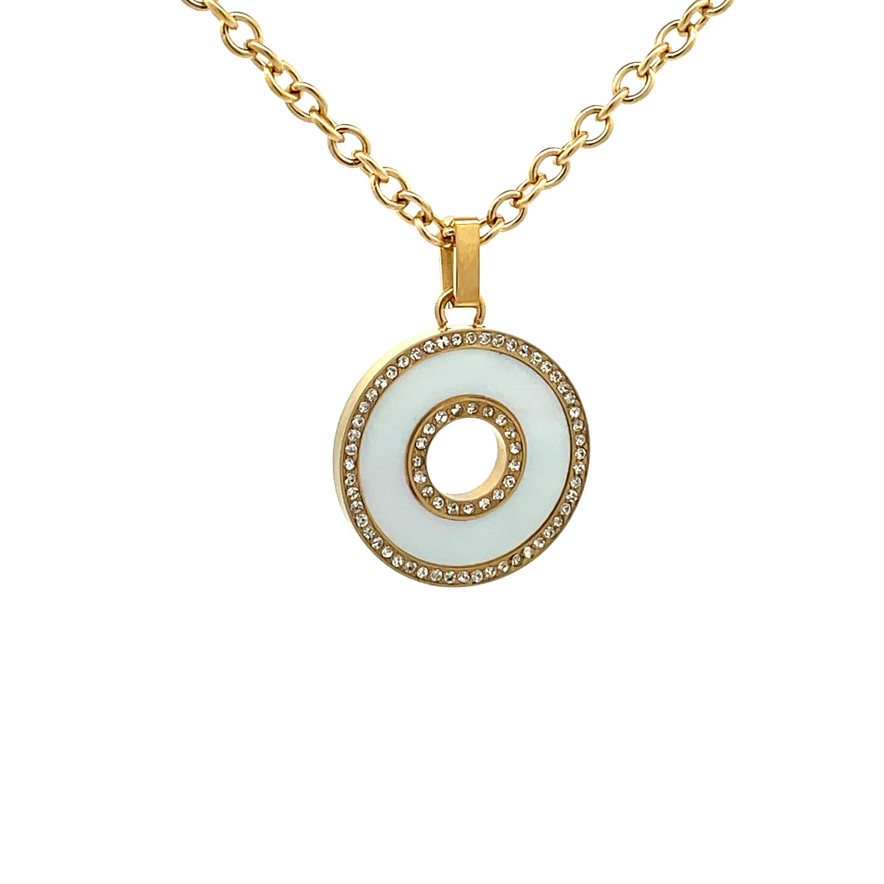 Stainless deals gold necklace