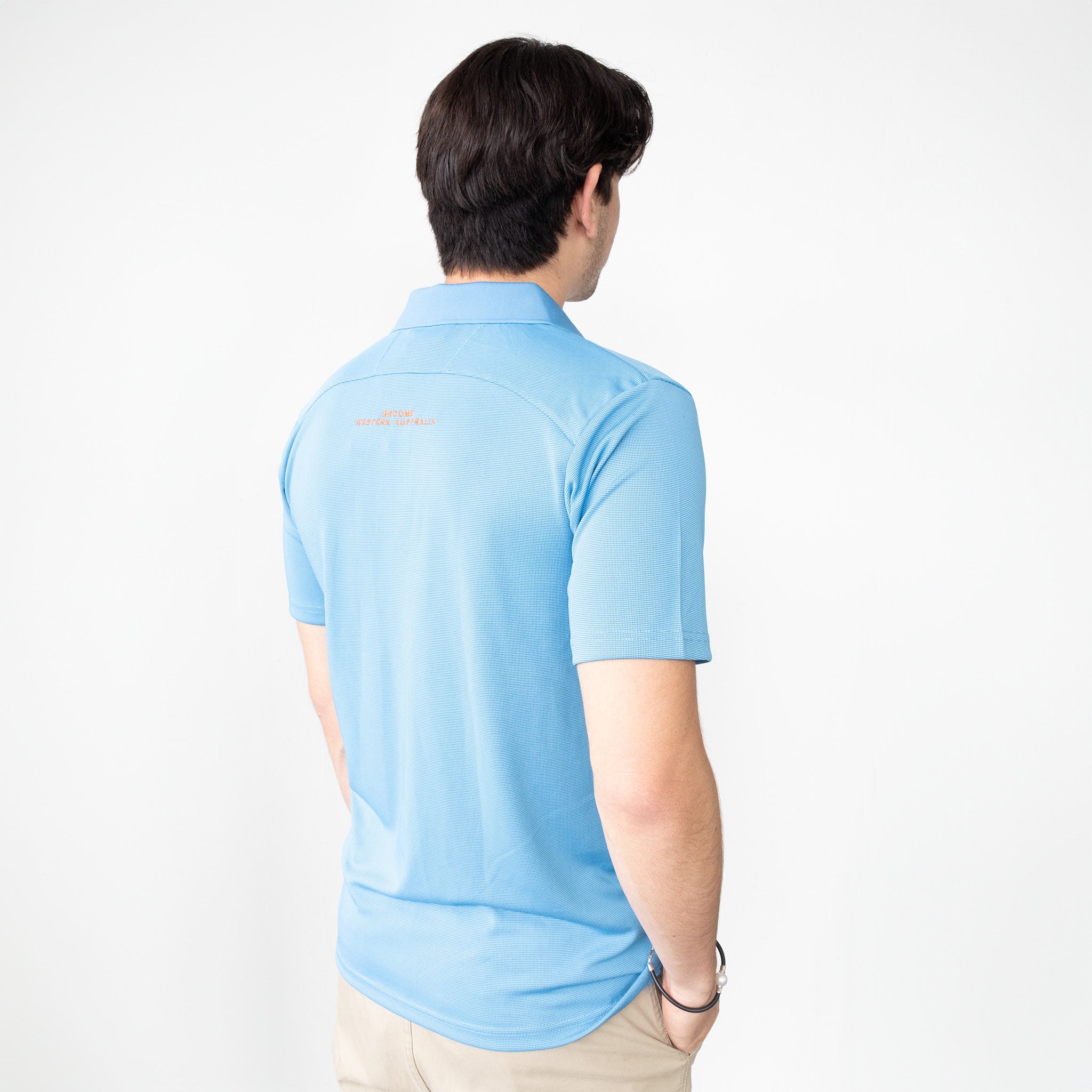 Willie Creek Pearls Blue Adult Polo Shirt