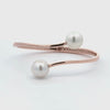 9K Rose Gold Australian South Sea 11-12mm Cultured Pearl Bangle