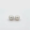 18K White Gold Australian South Sea Cultured Pearl Stud Earrings