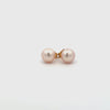 9K Yellow Gold 6-7mm Freshwater Pearl Studs