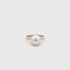 9K Yellow Gold Australian South Sea Cultured Pearl Ring Size P 1/2