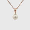 9K Rose Gold Australian South Sea Cultured 9-10mm Pearl Pendant