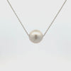 Sterling Silver Australian South Sea Cultured 12-13mm Pearl Necklace